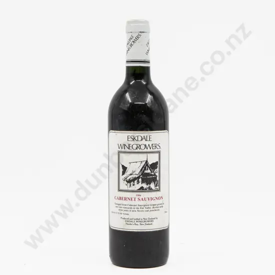 1 Bottle NZ 1986 Eskdale Winegrowers Cabernet Sauvignon