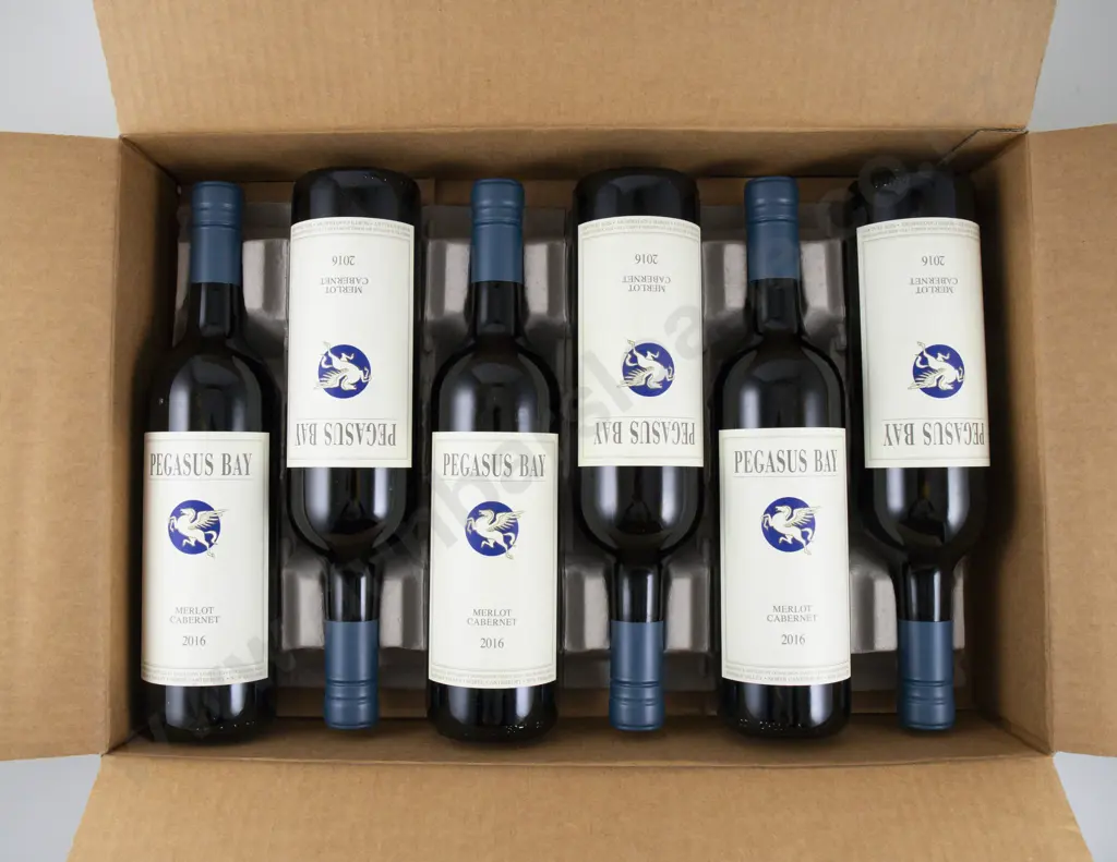6 Bottles NZ 2016 Pegasus Bay Cabernet Merlot Image 1++