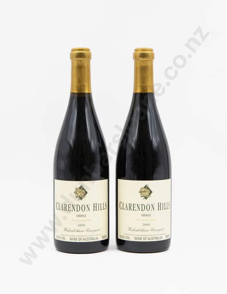 2 Bottles Aust 2000 Clarendon Hills Shiraz Image 1++