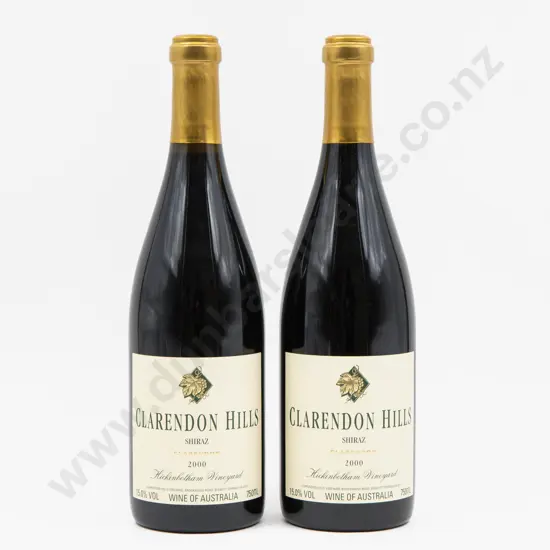 2 Bottles Aust 2000 Clarendon Hills Shiraz