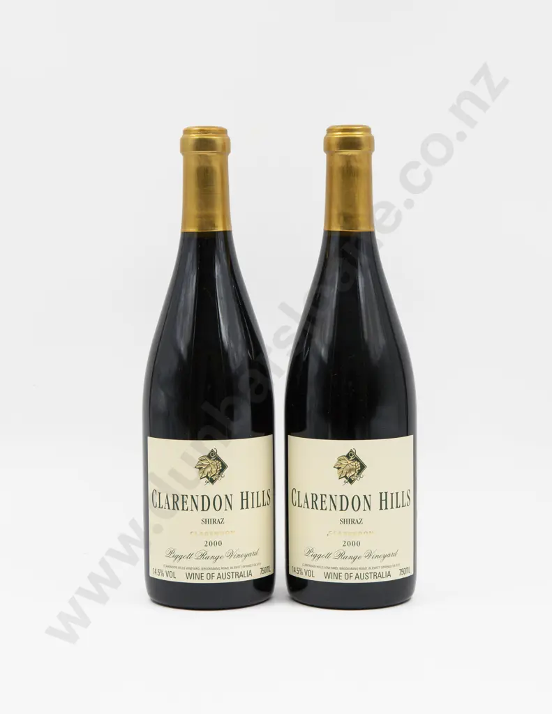2 Bottles Aust 2000 Piggott Range Vineyard Clarendon Shiraz Image 1++