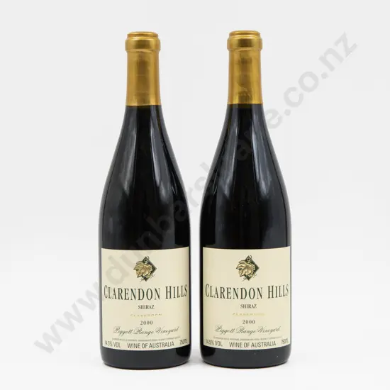 2 Bottles Aust 2000 Piggott Range Vineyard Clarendon Shiraz