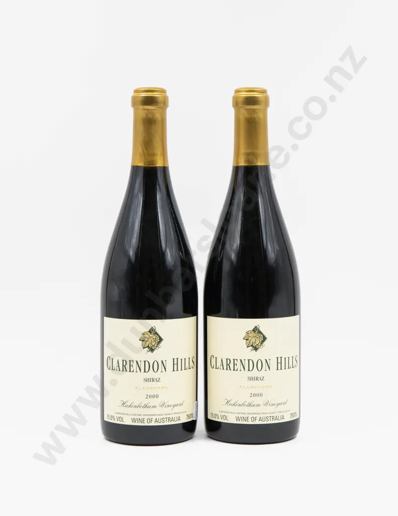 2 Bottles Aust 2000 Hickinbotham Vineyard Clarendon Shiraz Image 1++
