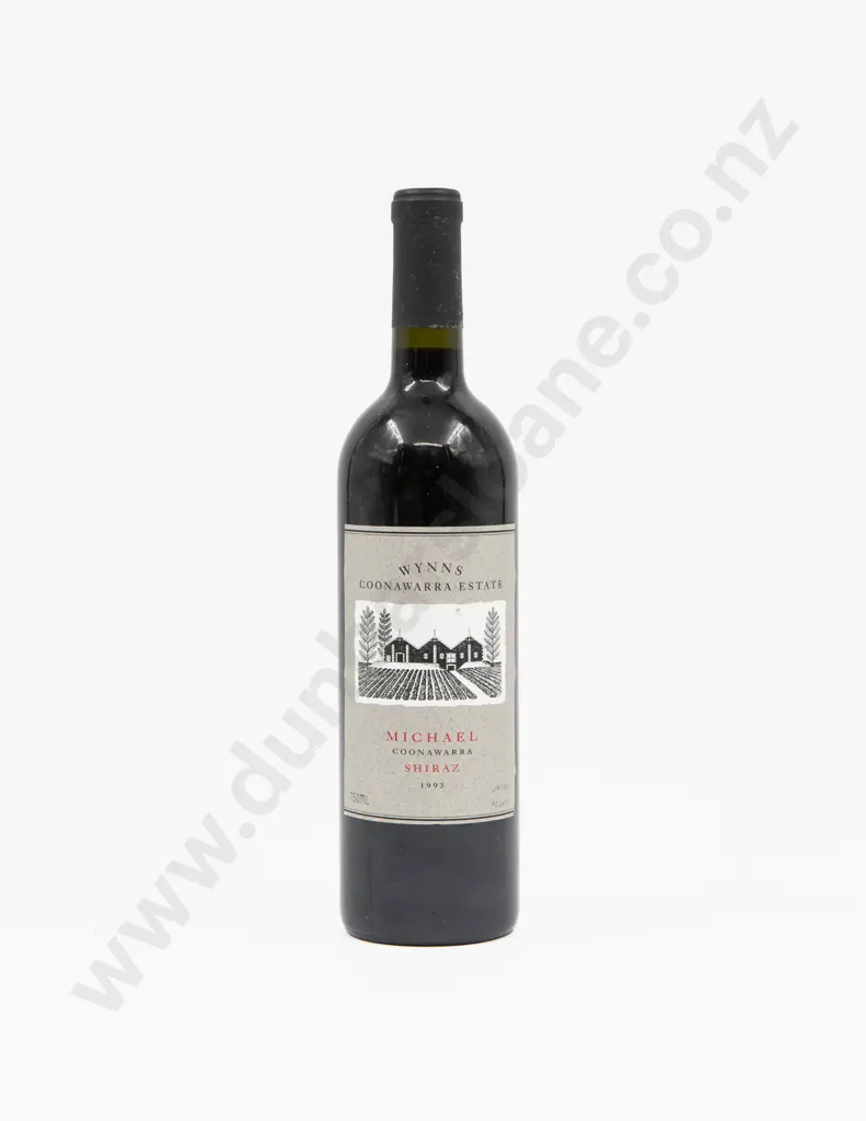 1 Bottle Aust 1993 Wynns Coonawarrra Estate Michael Coonawarra Shiraz Image 1++