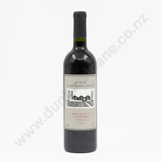 1 Bottle Aust 1993 Wynns Coonawarrra Estate Michael Coonawarra Shiraz