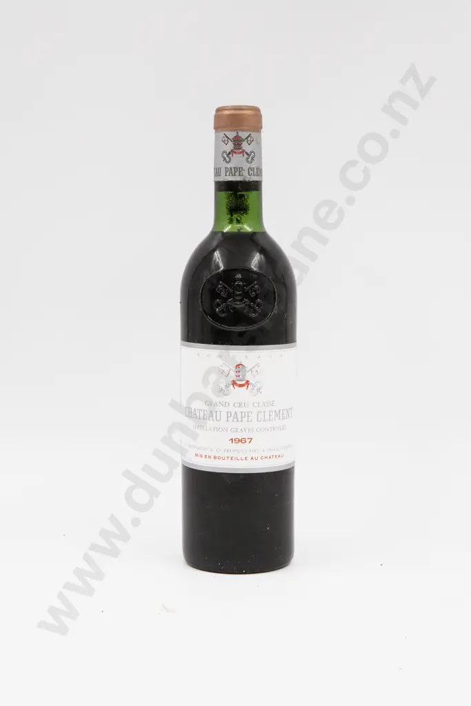 1 Bottle French 1967 Chateau Pape Clement Graves Image 1++