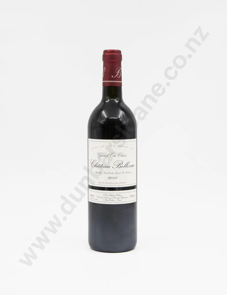 1 Bottle France 2000 Chateau Bellvue Saint-Emiliion Grand Cru Image 1++