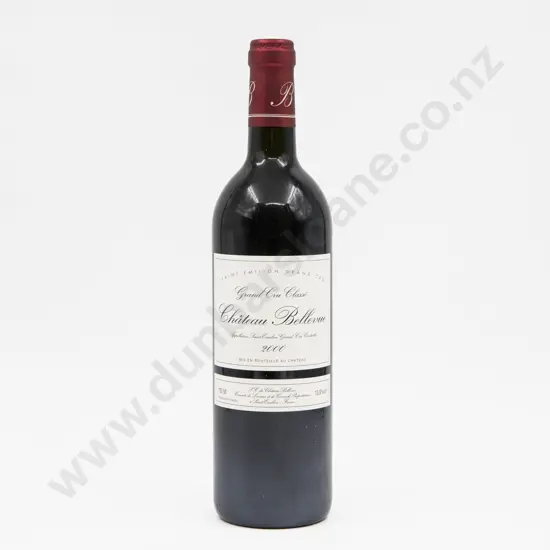 1 Bottle France 2000 Chateau Bellvue Saint-Emiliion Grand Cru