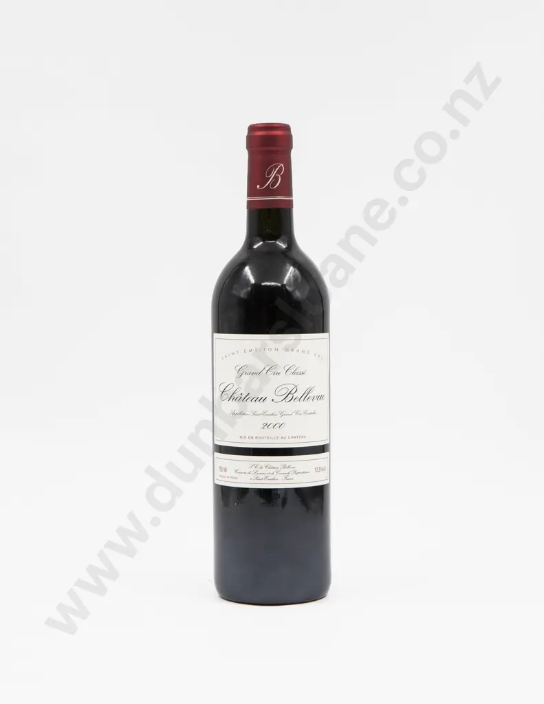 1 Bottle France 2000 Chateau Bellvue Saint-Emiliion Grand Cru Image 1++