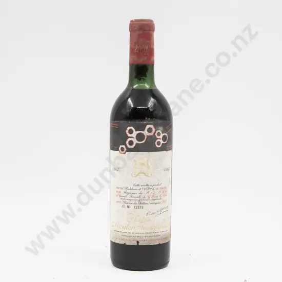 1 Bottle French 1967 Chateau Mouton Rothschild Pauillac