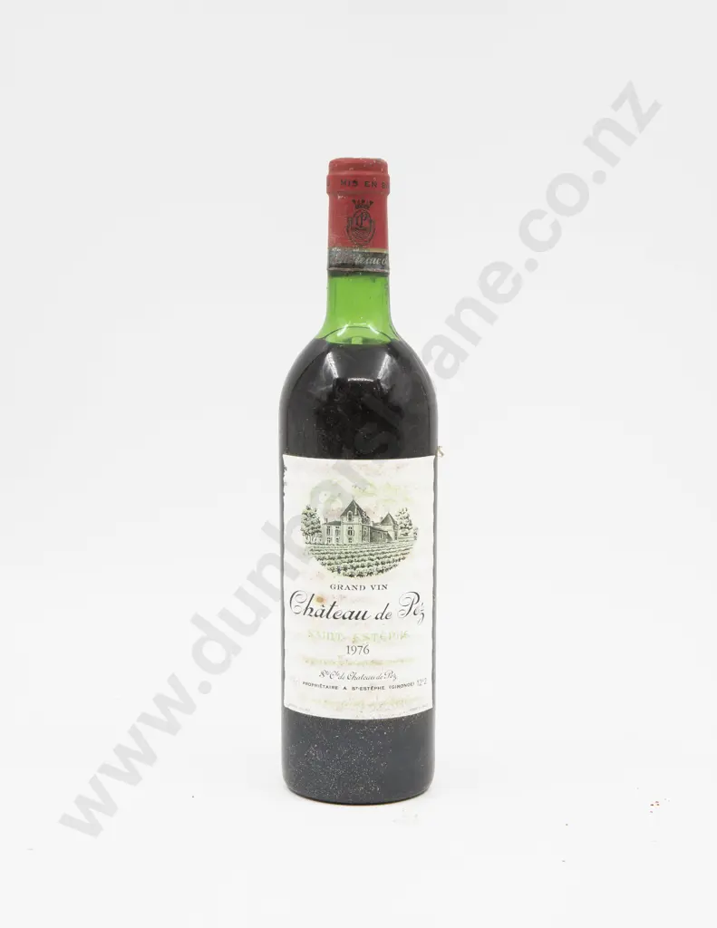 1 Bottle French 1976 Chateau de Pez Saint Estephe Image 1++