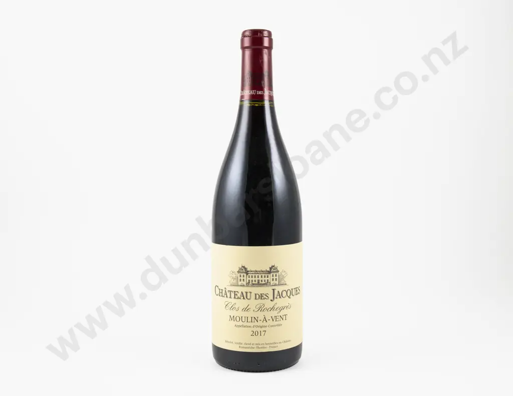1 Bottle French 2017 Chateau Des Jacques Moulin-A-Vent Clos de Rochegres Image 1++