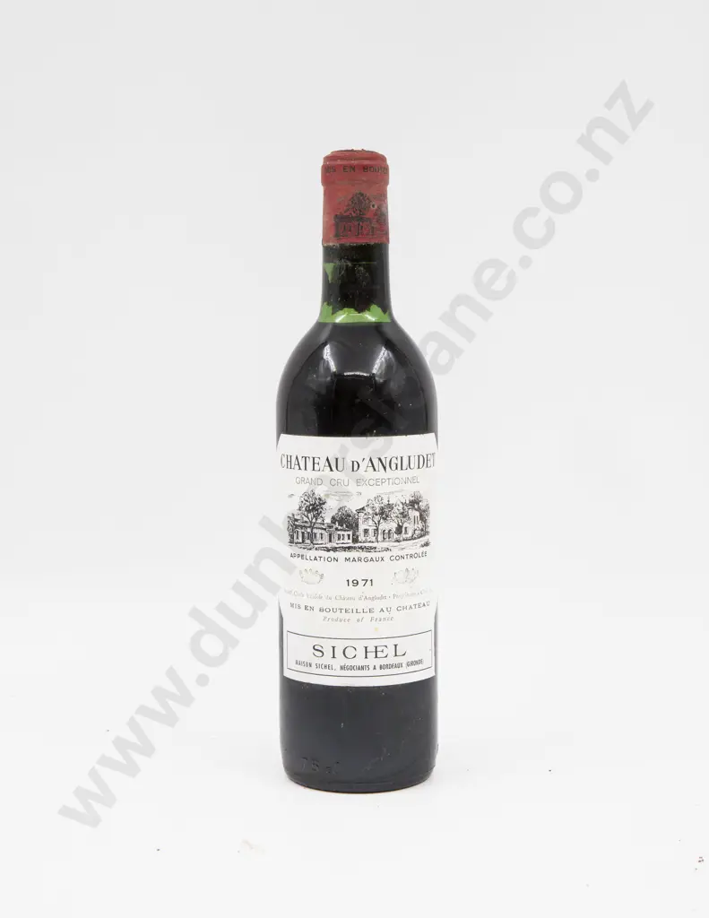 1 Bottle French 1971 Chateau D'Angludet Margaux Image 1++