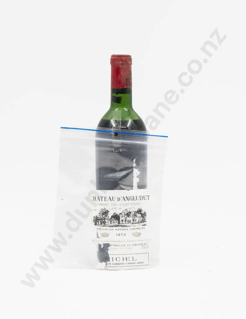 1 Bottle French 1973 Chateau D'Angludet Margaux Image 1++