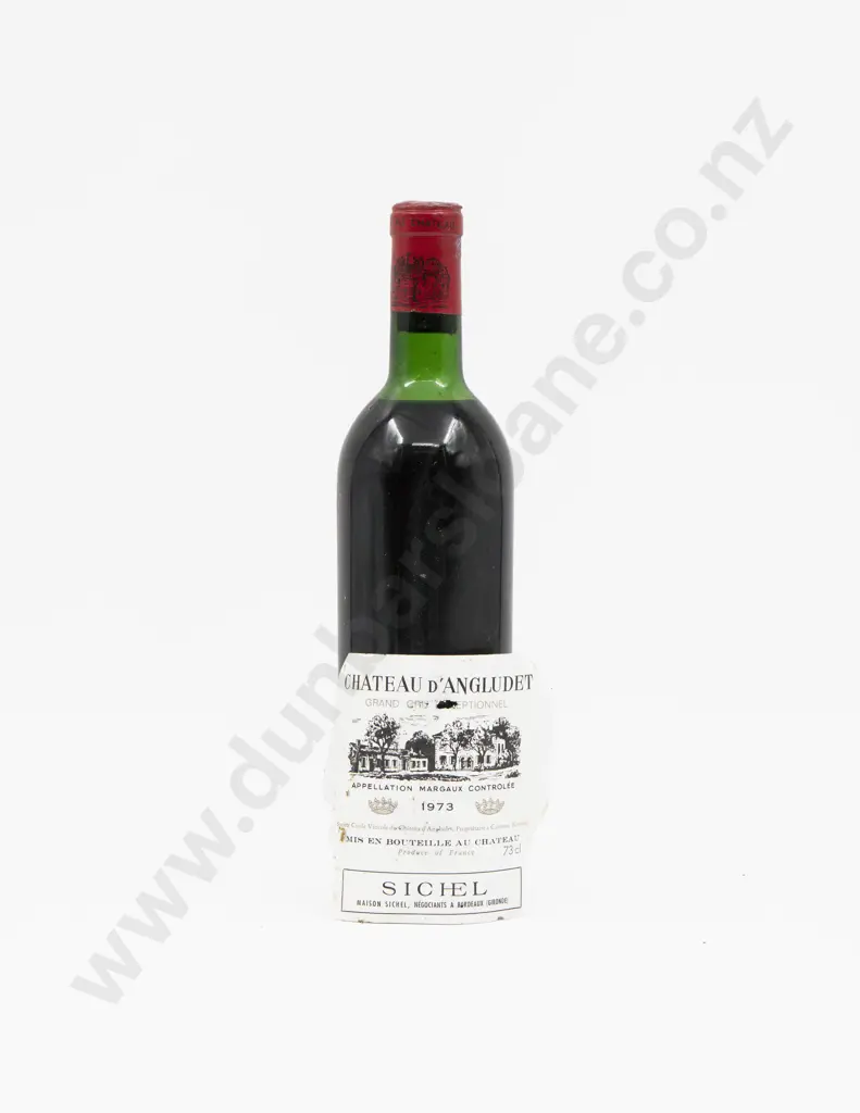 1 Bottle French 1973 Chateau D-Angludet Margaux Image 1++