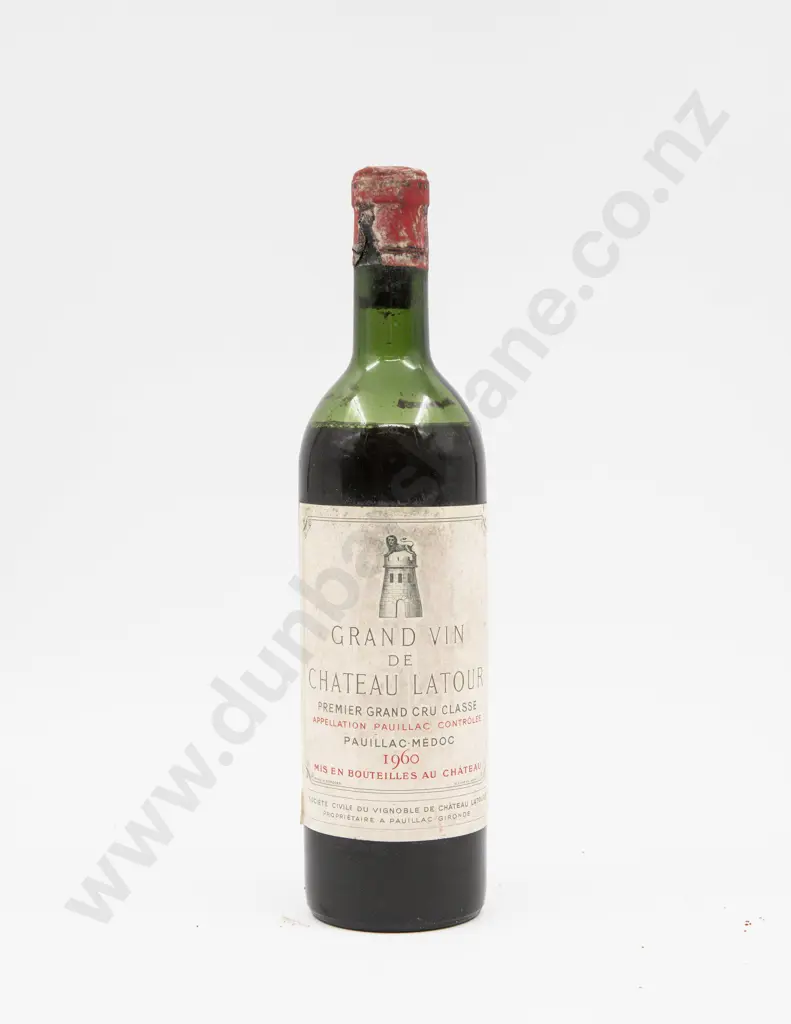 1 Bottle French 1960 Grand Vin De Chateau De Latour Paulliac Medoc Image 1++
