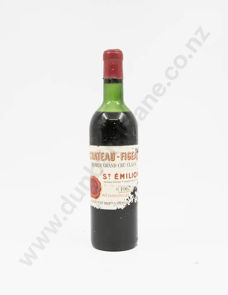 1 Bottle French 1967 Chateau-Figeac St Emilion Image 1++