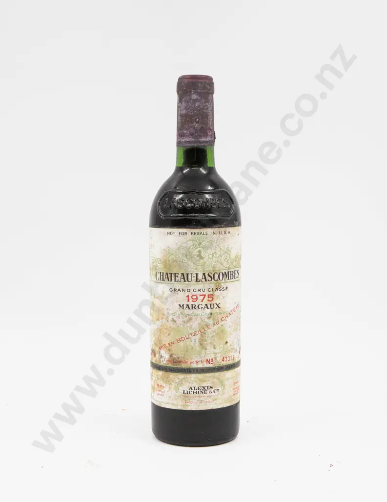 1 Bottle French 1975 Chateau-Lascombes Margaux Image 1++