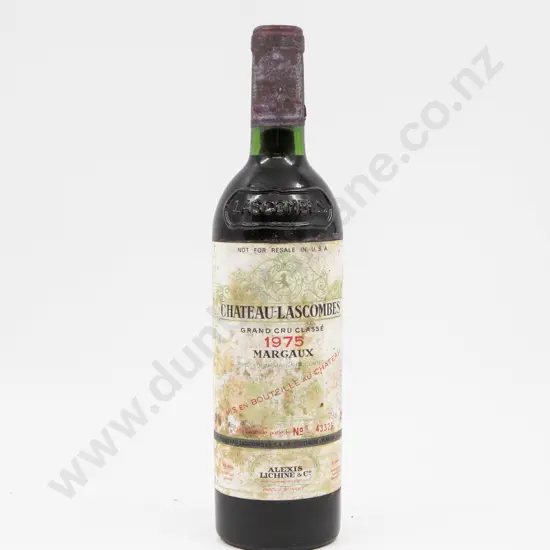1 Bottle French 1975 Chateau-Lascombes Margaux