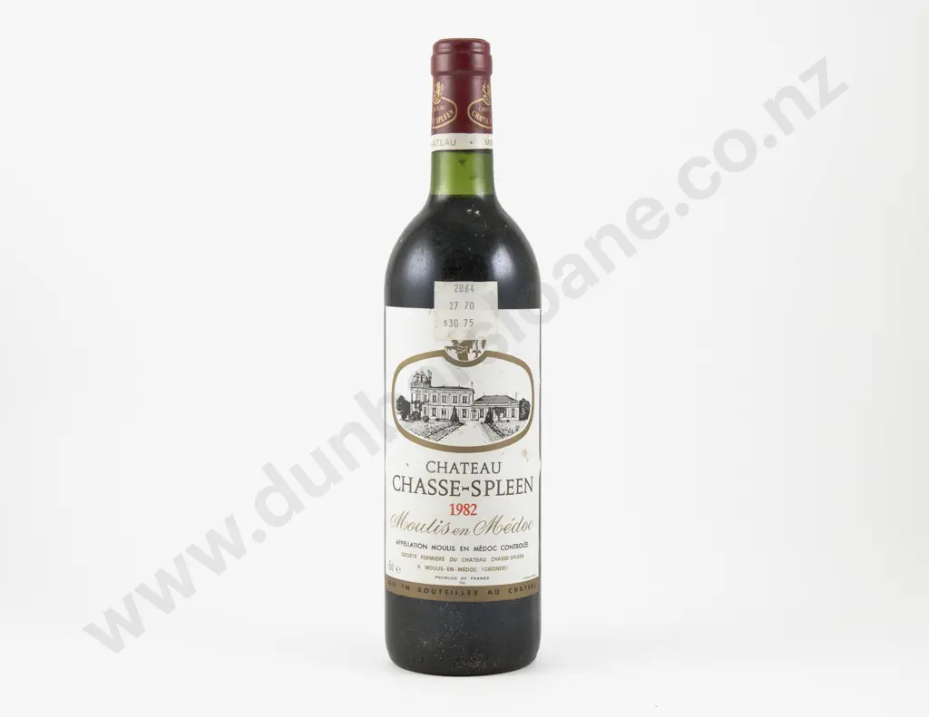 1 Bottle French 1982 Chateau Chasse-Spleen Moulis En Medoc Image 1++