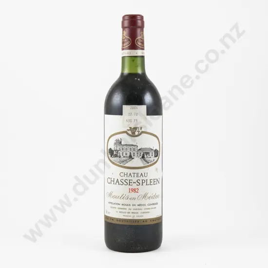 1 Bottle French 1982 Chateau Chasse-Spleen Moulis En Medoc