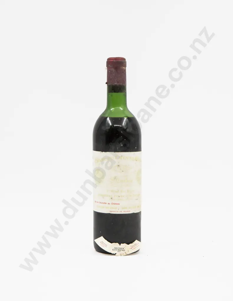 1 Bottle French 1969 Chateau Cheval Blanc St Emilion Image 1++