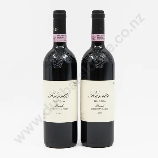 2 Bottles Italian 1998 Prunotto Bussia Barolo