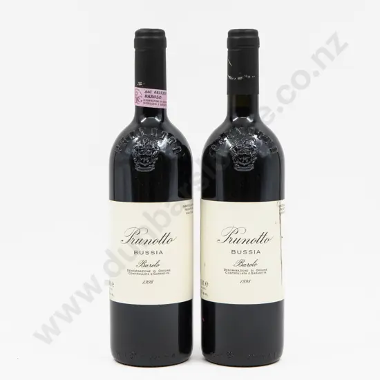 2 Bottles Italian 1998 Prunotto Bussia Barolo