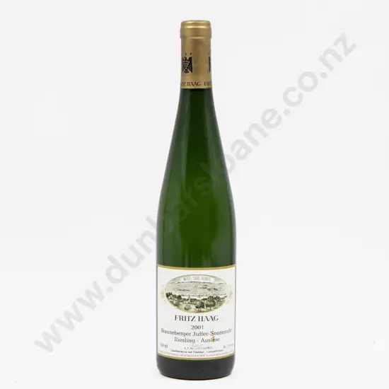 1 Bottle German 2001 Fritz Haag Brauneerger Juffer-Sonnenuhr Riesling - Aislese 750ml