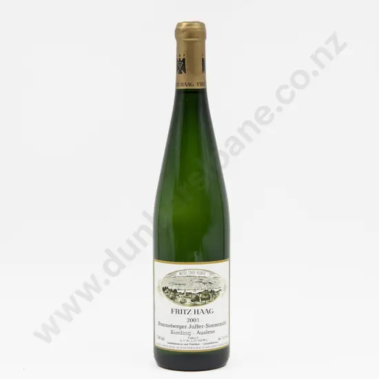 1 Bottle German 2001 Fritz Haag Brauneerger Juffer-Sonnenuhr Riesling - Aislese 750ml