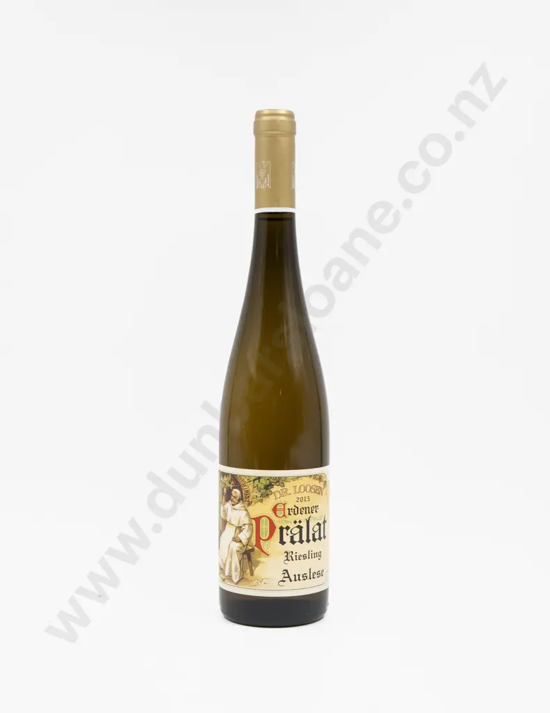 1 bottle German 2015 Dr Loosen “Erdener Pralat” Riesling Auslese LONG GOLD KAP Image 1++