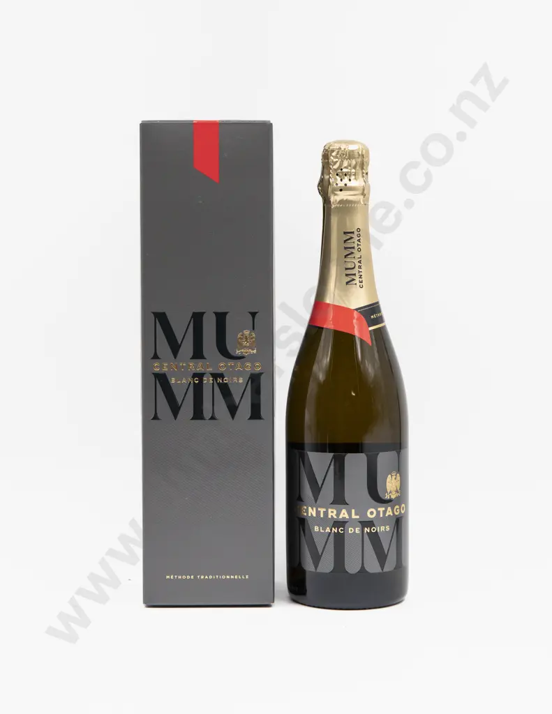 1 bottle NZ MUMM Central Otago Blanc de Noirs Champagne in presentation box Image 1++