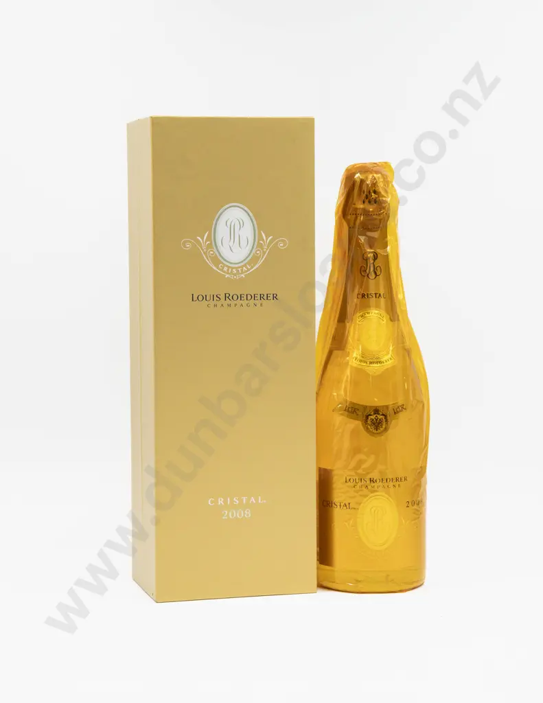 1 bottle 2008 Louis Roederer Champagne CRISTAL in presentation box Image 1++