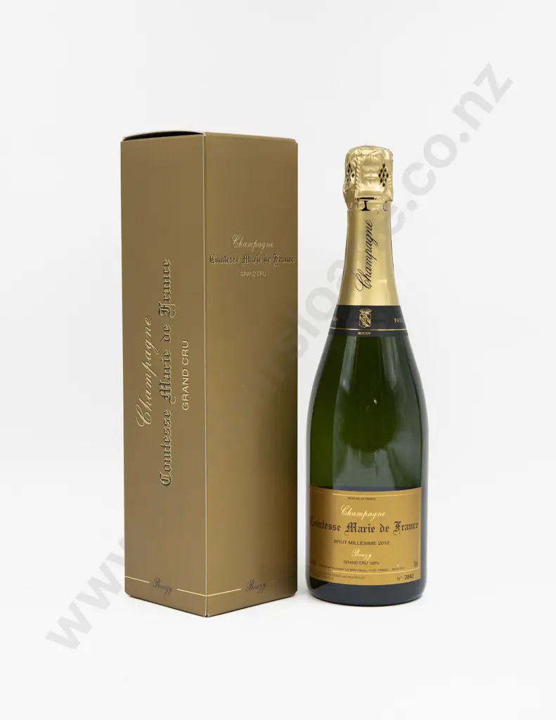 1 bottle 2012 Champagne Paul Bara 'Comtesse Marie de France' GRAND CRU in presentation box Image 1++