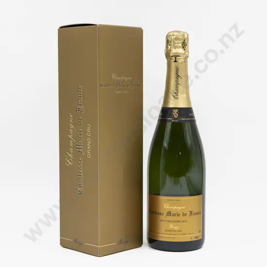 1 bottle 2012 Champagne Paul Bara 'Comtesse Marie de France' GRAND CRU in presentation box