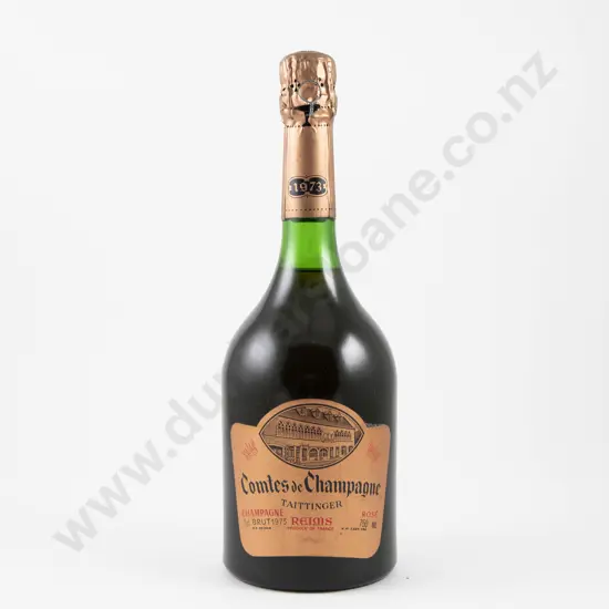 1 Bottle French 1973 Tattinger Comtes De Champagne Rose