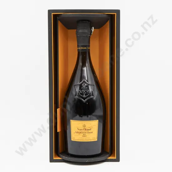 1 Bottle French Champagne 2004 Veuve Cliquot La Grande Dame in Presentation Box