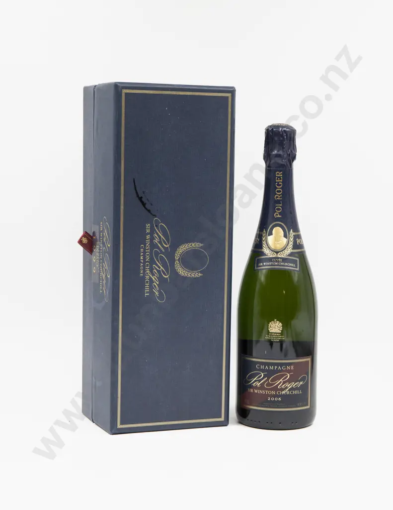 1 Bottle French Champagne 1999 Pol Roger Sir Winston Churchill in Presentation Box Image 1++
