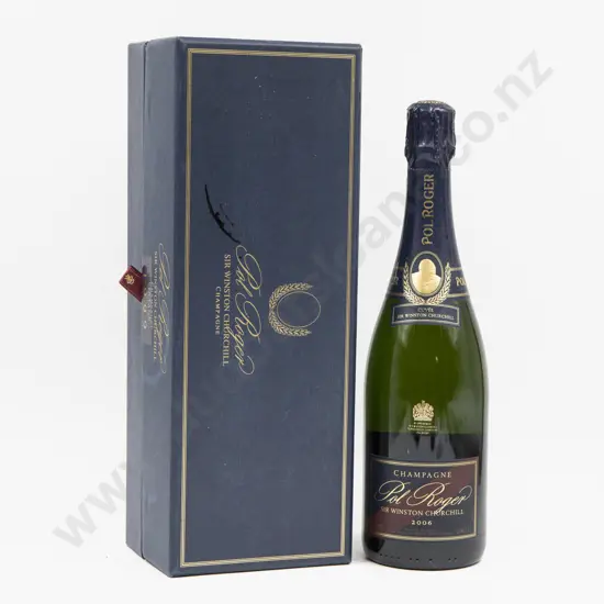 1 Bottle French Champagne 1999 Pol Roger Sir Winston Churchill in Presentation Box