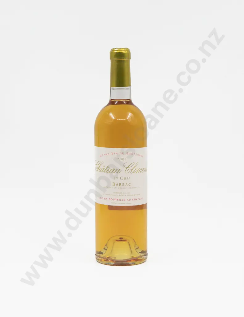 1 Bottle French 2001 Château Climens Grand Vin De Sauternes 1er Cru Image 1++