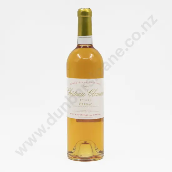 1 Bottle French 2001 Château Climens Grand Vin De Sauternes 1er Cru