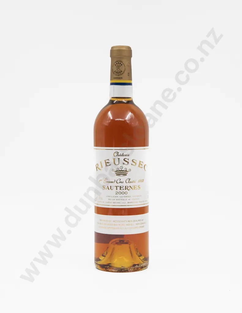 1 Bottle French 2000 Chateau Rieussec Sauternes 750ml Image 1++