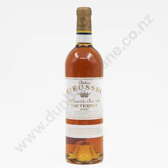 1 Bottle French 2000 Chateau Rieussec Sauternes 750ml