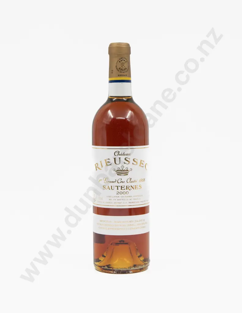 1 Bottle French 2000 Chateau Rieussec Sauternes 750ml Image 1++