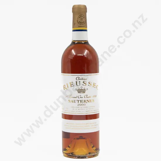 1 Bottle French 2000 Chateau Rieussec Sauternes 750ml