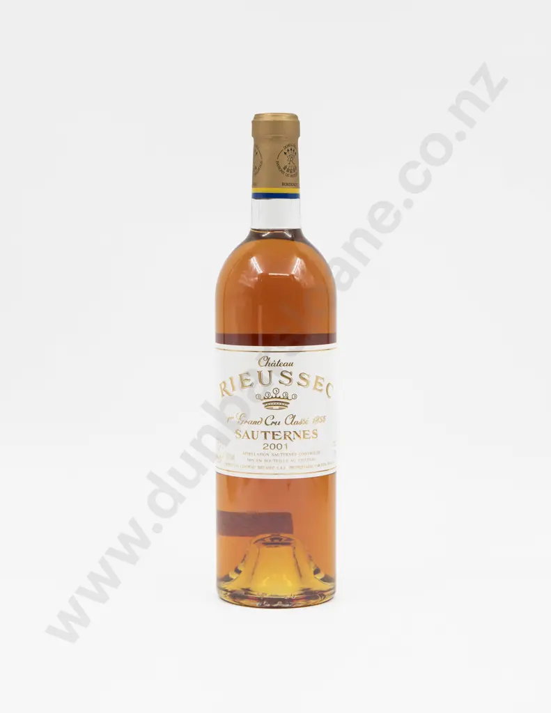 1 Bottle French 2001 Chateau Rieussec Sauternes 750ml Image 1++