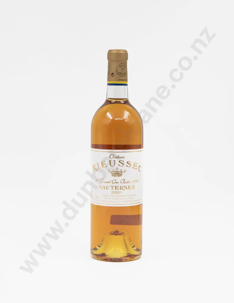 1 Bottle French 2001 Chateau Rieussec Sauternes 750ml Image 1++