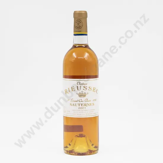 1 Bottle French 2001 Chateau Rieussec Sauternes 750ml
