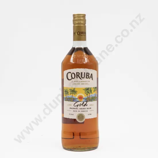 1 bottle Jamaica Coruba 'GOLD' Deluxe Edition Barrel Aged Rum 1 litre 37.2%
