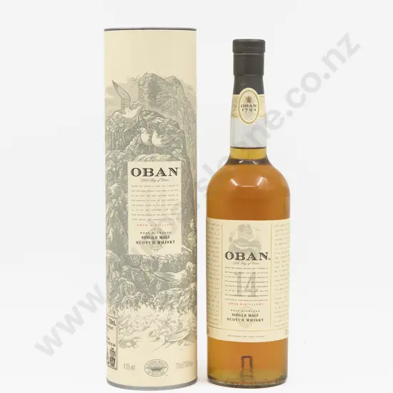 1 Bottle Oban Single Malt Scotch Whisky (boxed)